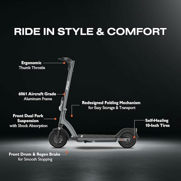 Apollo Electric Scooter, Go/City Models - Commuter E-Scooter for Adults - Image 2
